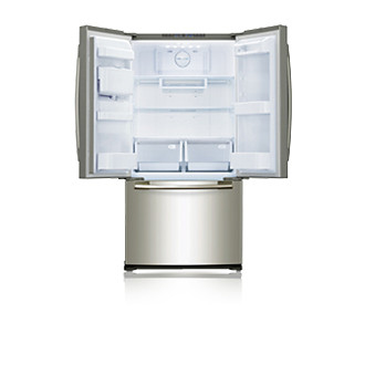 Samsung RF62QEPN side-by-side refrigerator – image 3