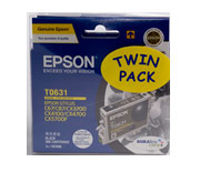Epson T0631902P ink cartridge 2 pc(s) Original Black