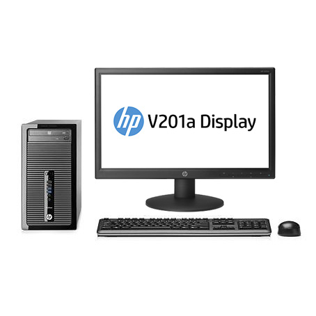 HP 400 G1 MT + V201a