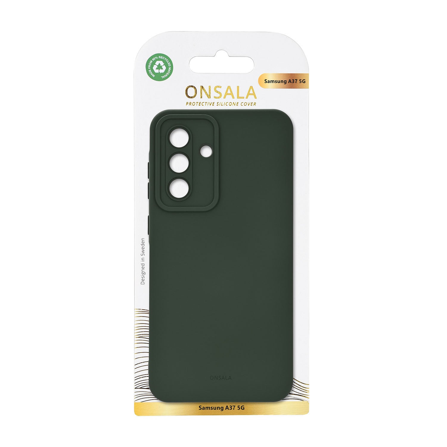 Onsala Phone Case with Silicone Feel Olive Green - Samsung Galaxy A37 – image 2