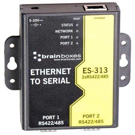 Brainboxes ES-313 2 Port RS422/485 Ethernet to Serial Adapter – image 4