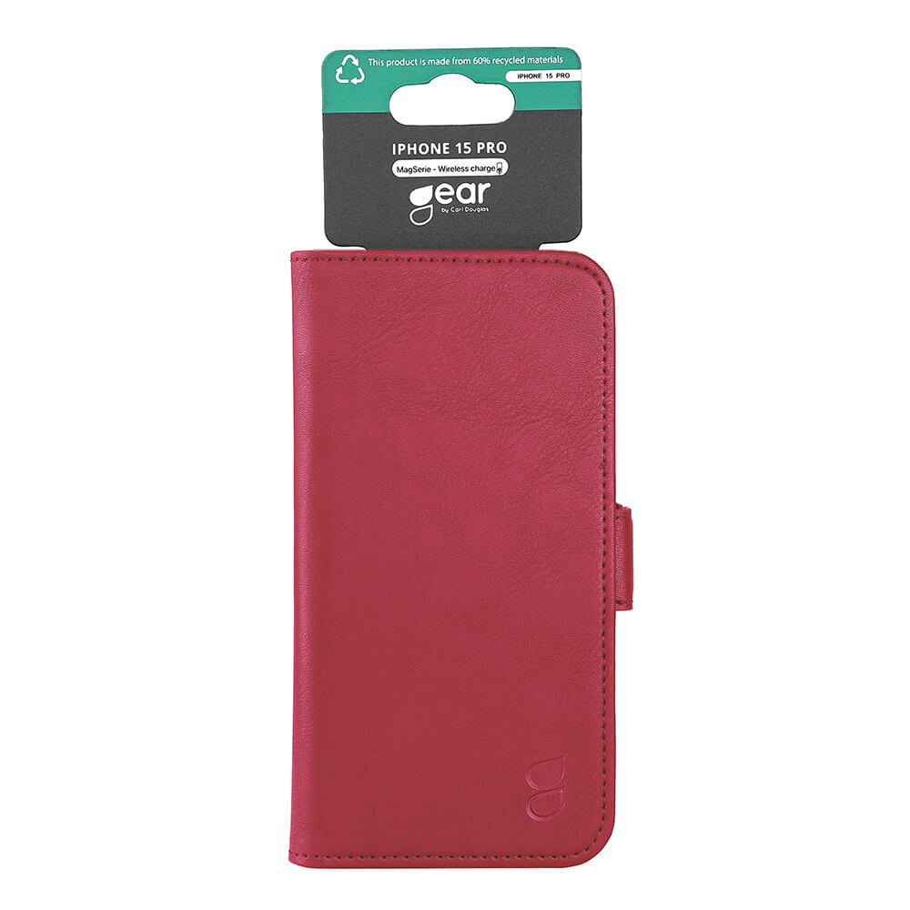 Gear Wallet Case 3 Card Slots Magseries Deep Red - iPhone 15 Pro – image 2