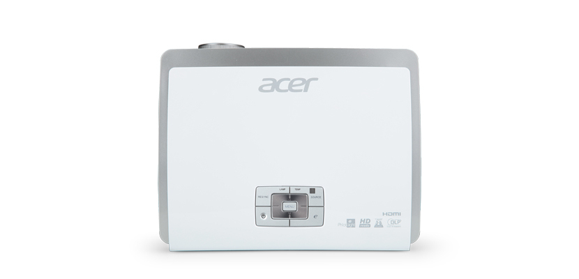 Acer Travel K330 Standard throw projector 500 ANSI lumens DLP WXGA (1280x800) Silver, White – image 3