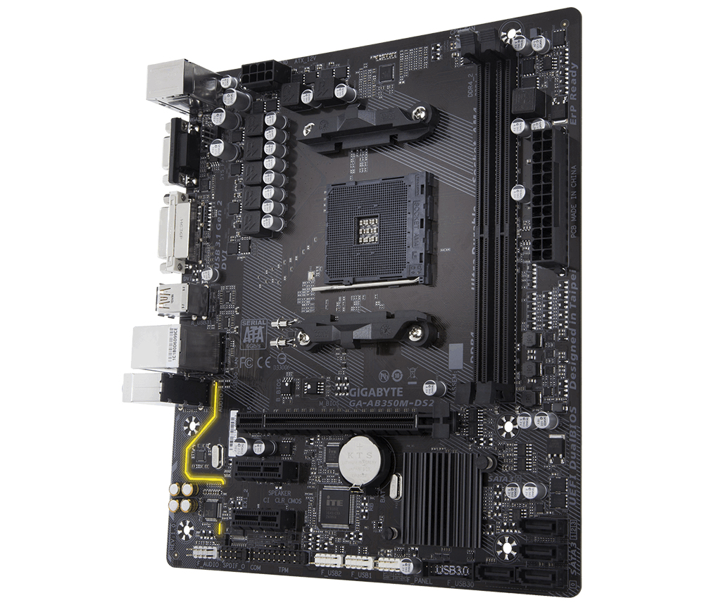 GIGABYTE GA-AB350M-DS2 motherboard AMD B350 Socket AM4 micro ATX – image 3