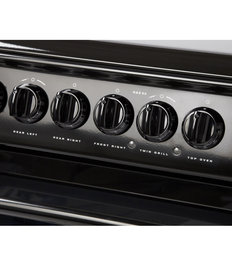 Hotpoint HAE60KS cooker Freestanding cooker Electric Ceramic hob Black – image 2