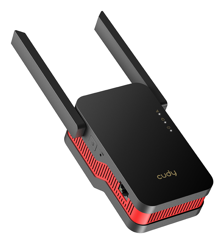 Cudy RE3000 network extender Network repeater Black, Red 10, 100, 1000 Mbit/s – image 4