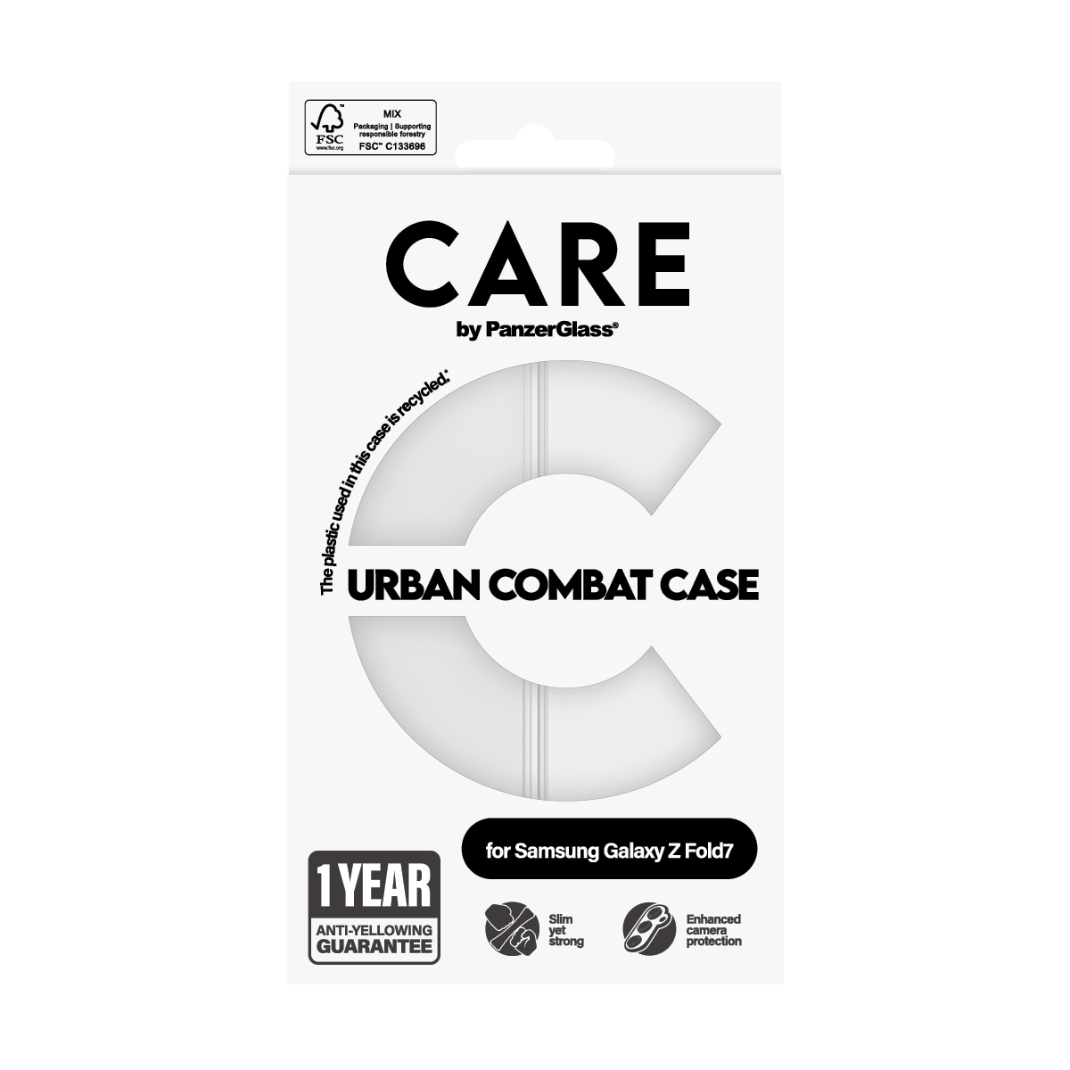 PanzerGlass CARE™ by PanzerGlass® Urban Combat Case Transparent Samsung Galaxy Z Fold7 – image 3