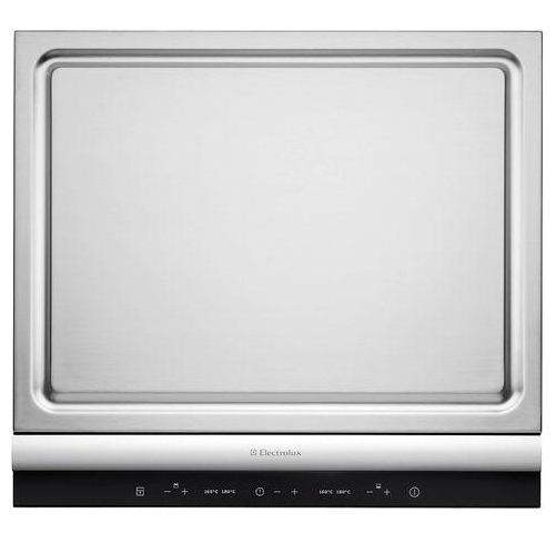 Electrolux EHJ58000U Black, Stainless steel Built-in Zone induction hob