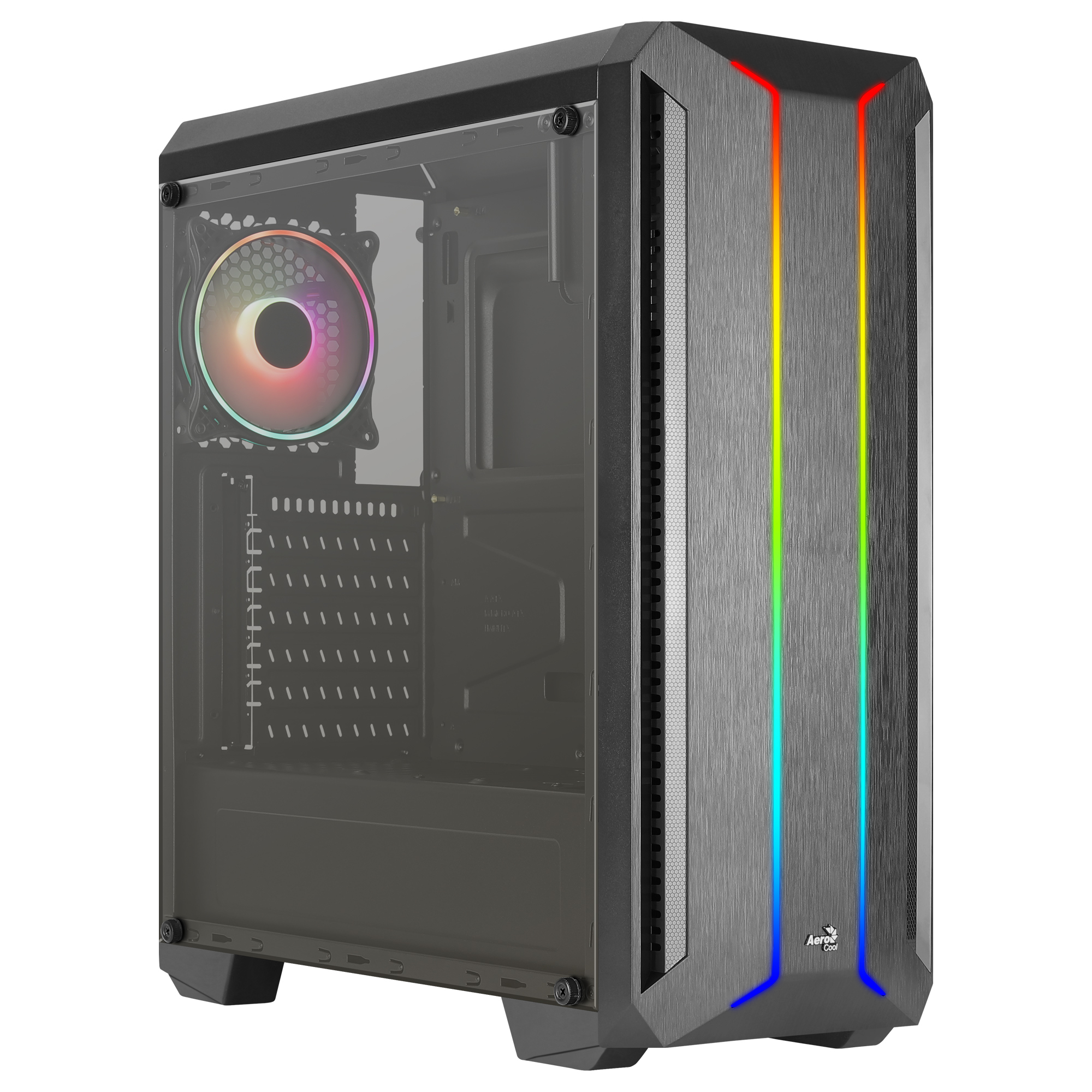 Aerocool SKYLINEV2BK PC ATX Case Dual Front Panel LED ARGB Fan ARGB – image 2