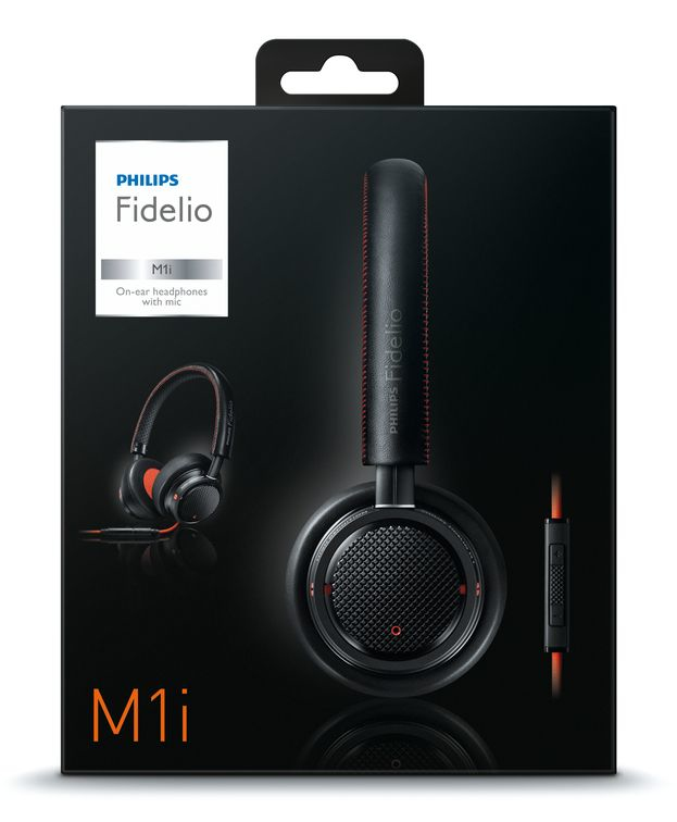 Philips Fidelio M1BOI/28 headphones/headset Wired Head-band Black, Orange – image 2