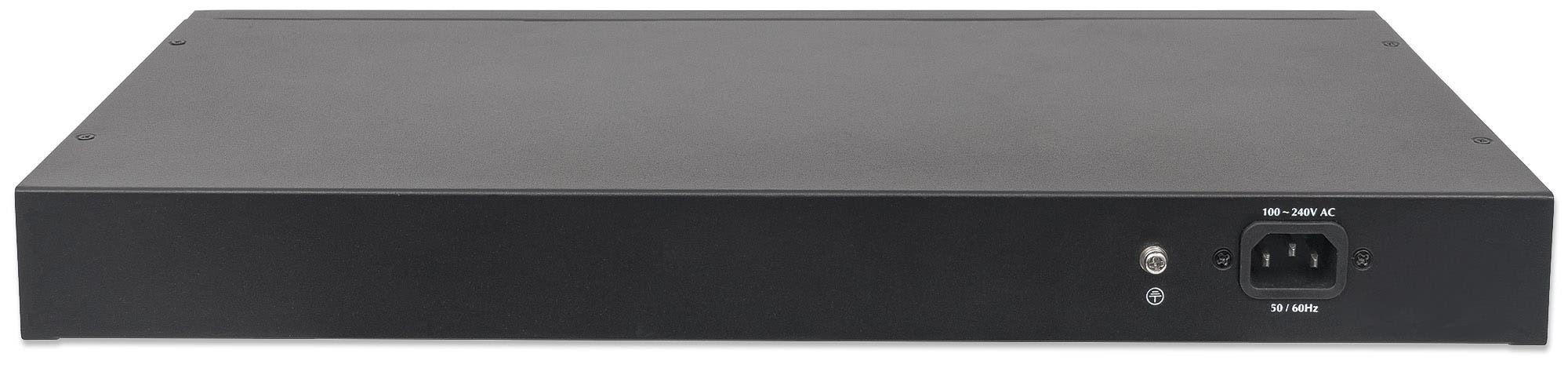 Intellinet 24-Port Gigabit Ethernet PoE+ Web-Managed Switch with 2 SFP Ports, 24 x PoE ports, IEEE 802.3at/af Power over Ethernet (PoE+/PoE), 2 x SFP, Endspan, – image 4