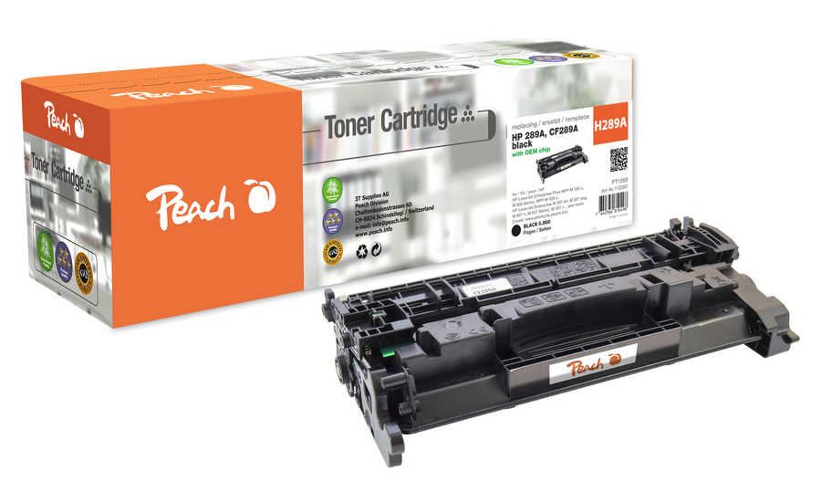Peach PT1269 toner cartridge 1 pc(s) Compatible Black