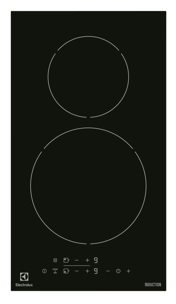 Electrolux EHH3320NVK Black Built-in Zone induction hob 2 zone(s) – image 1