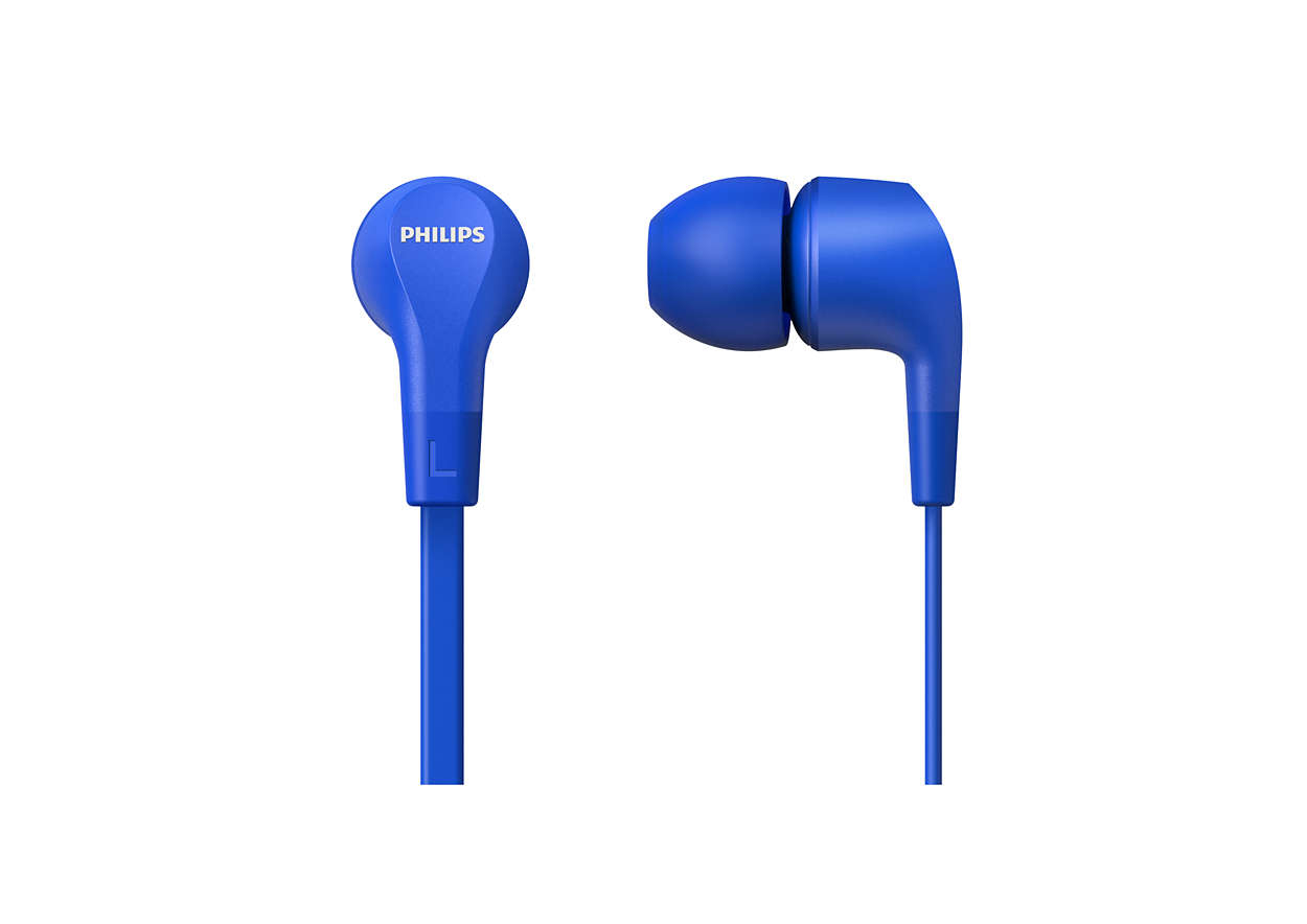 Philips TAE1105BL/00 headphones/headset Wired In-ear Calls/Music Blue – image 2
