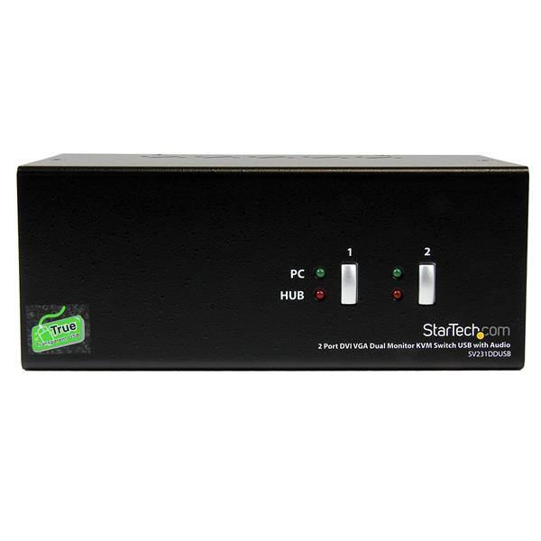 StarTech.com 2 Port StarView DVI/VGA USB KVM Switch w/ Audio – image 2