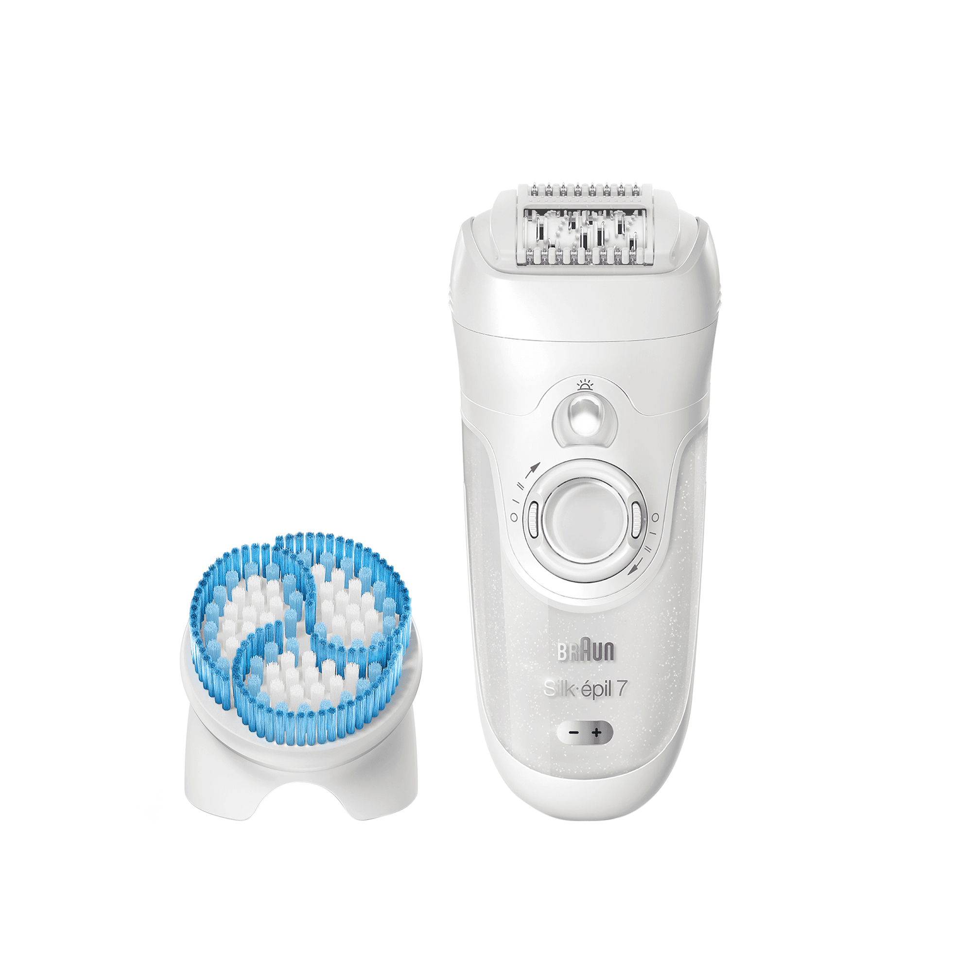 Braun Silk-épil 7 81547817 epilator 40 tweezers White, Silver