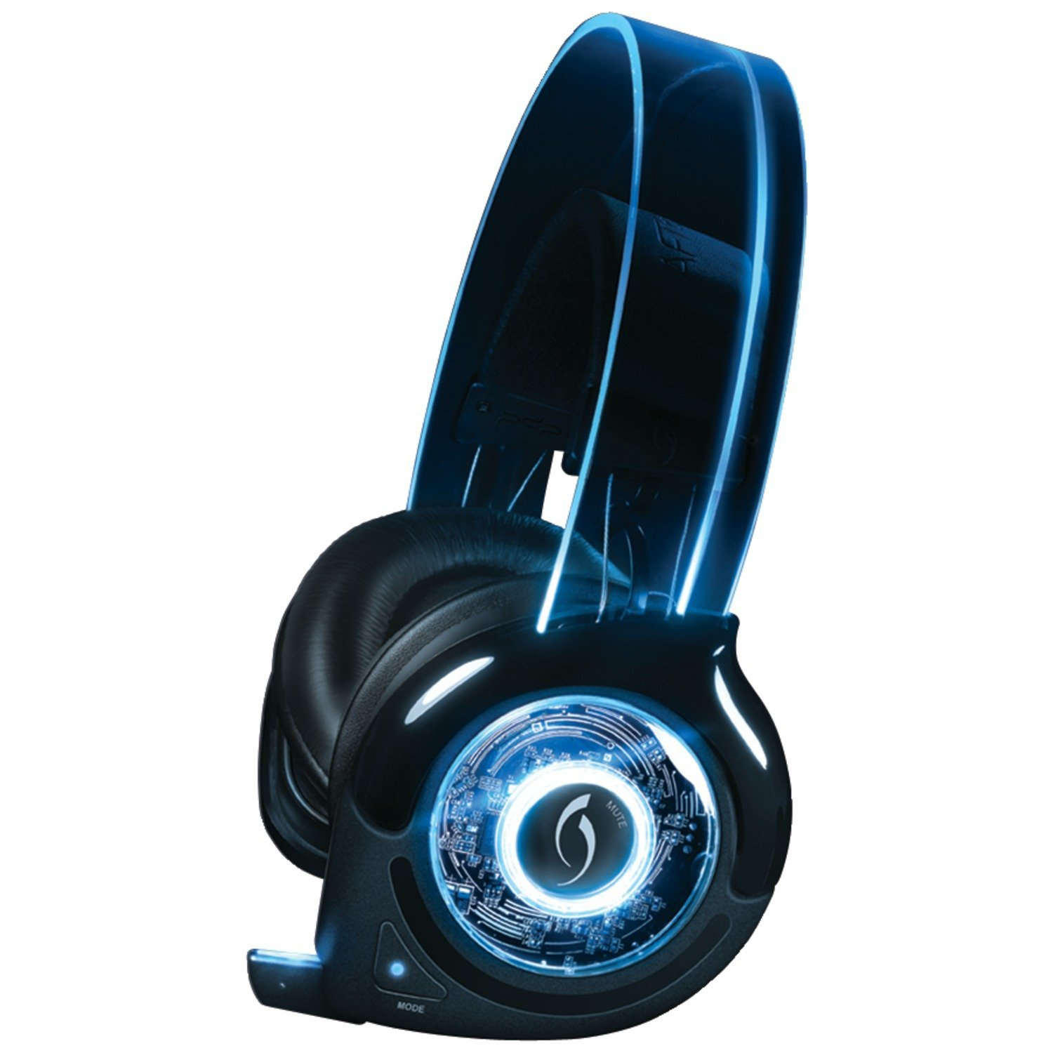 PDP B009CL6LA6 Headset Wired & Wireless Head-band Gaming Bluetooth Black, Blue