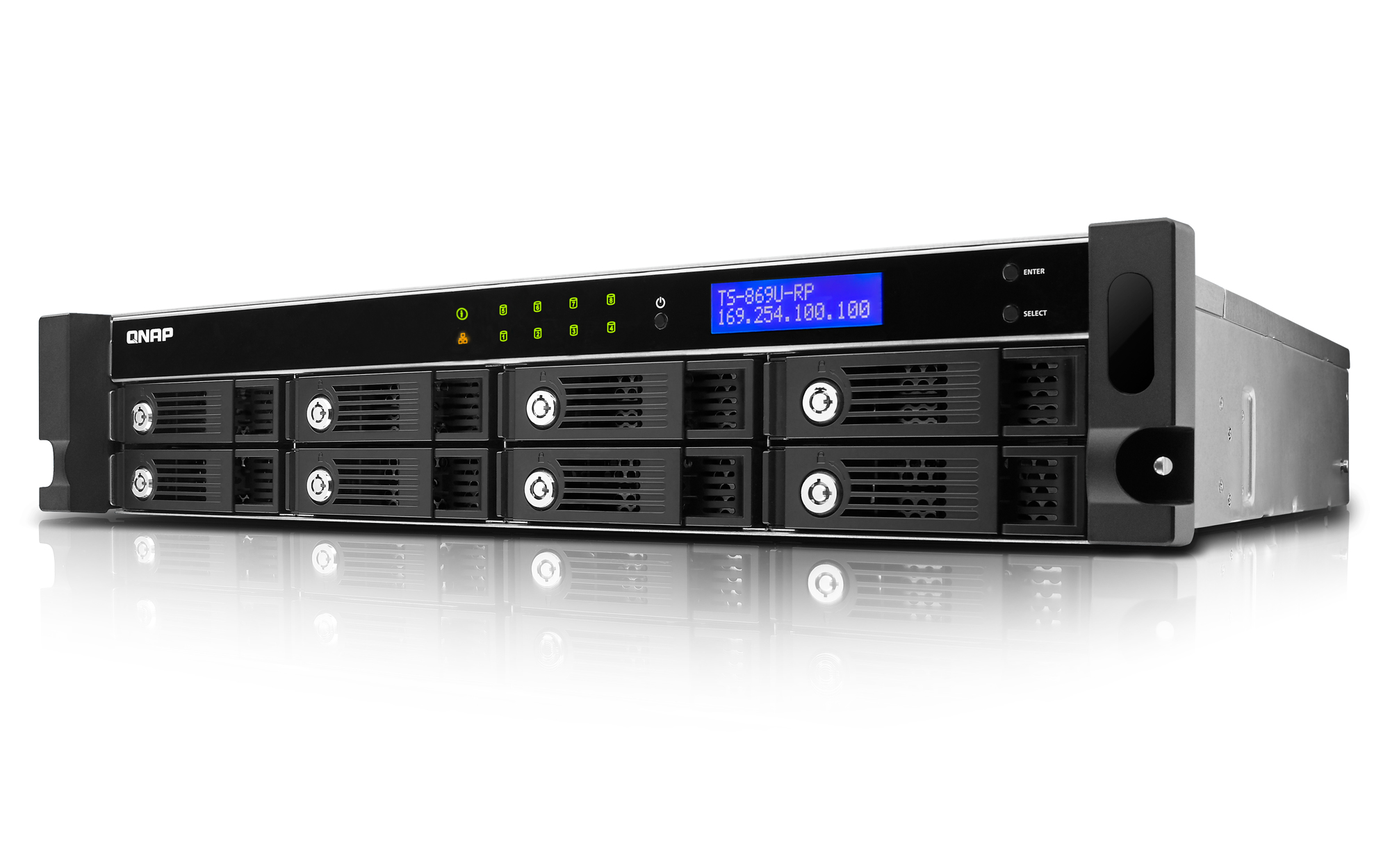 QNAP TS-869U-RP NAS/storage server Rack (2U) Intel Atom® D2700 – image 9