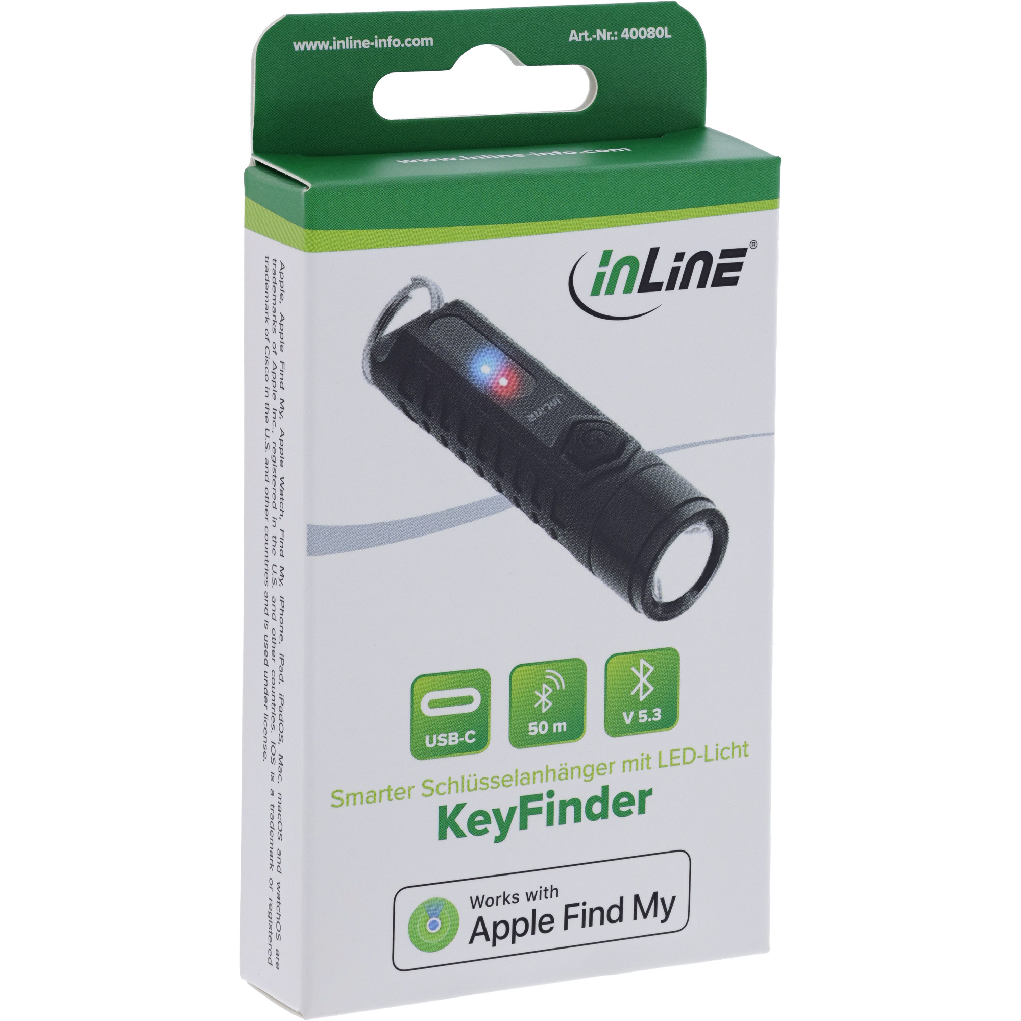 InLine 40080L GPS tracker/finder Universal Black – image 5