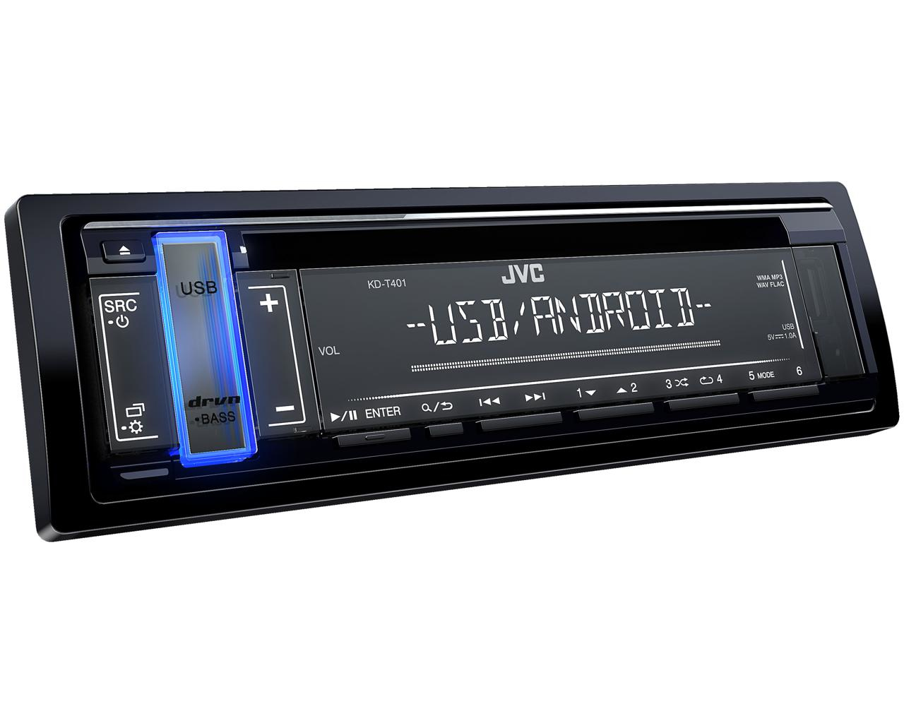 JVC KD-T401 1-DIN CD Receiver – image 4