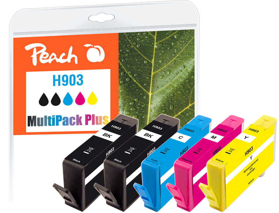 Peach 320618 ink cartridge 5 pc(s) Compatible Standard Yield Black, Cyan, Magenta, Yellow