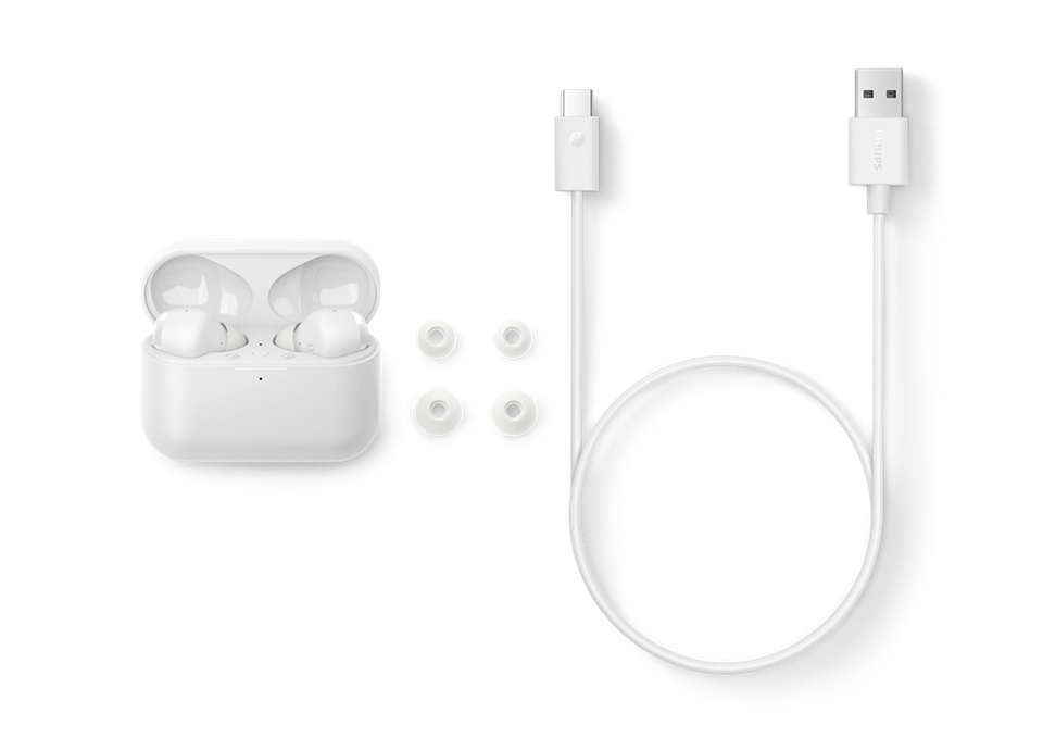Philips 3000 series TAT3217WT/00 headphones/headset Wireless In-ear Calls/Music Bluetooth White – image 2