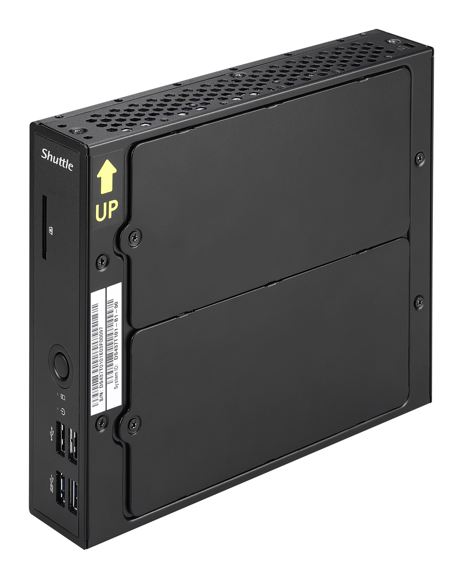 Shuttle DS437T PC/workstation barebone Black 1037U Intel® NM70 Express BGA 1023 – image 5