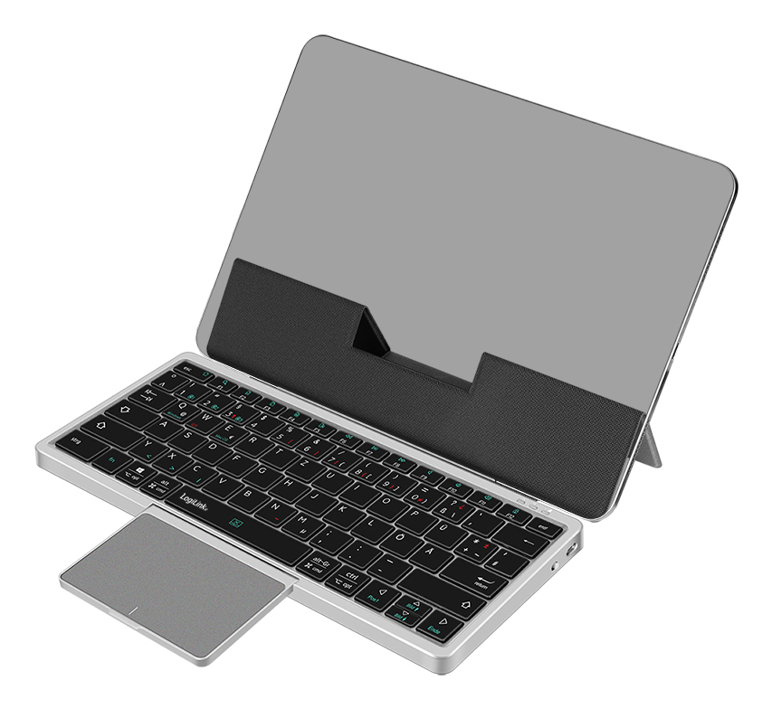LogiLink ID0214 keyboard Home/Office Bluetooth QWERTZ German Grey – image 3