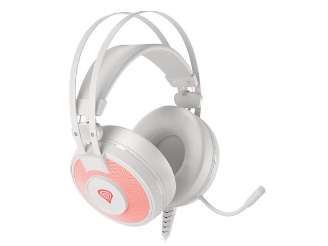 GENESIS NSG-1869 headphones/headset Wired Head-band Gaming White – image 7