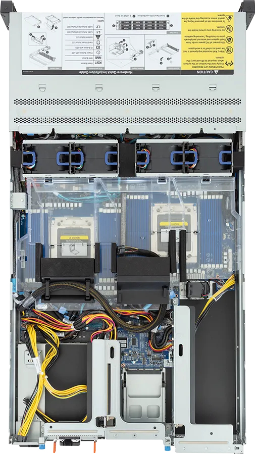 GIGABYTE R283-ZF0-AAL1 LGA 6096 Rack (2U) Black, Steel – image 3