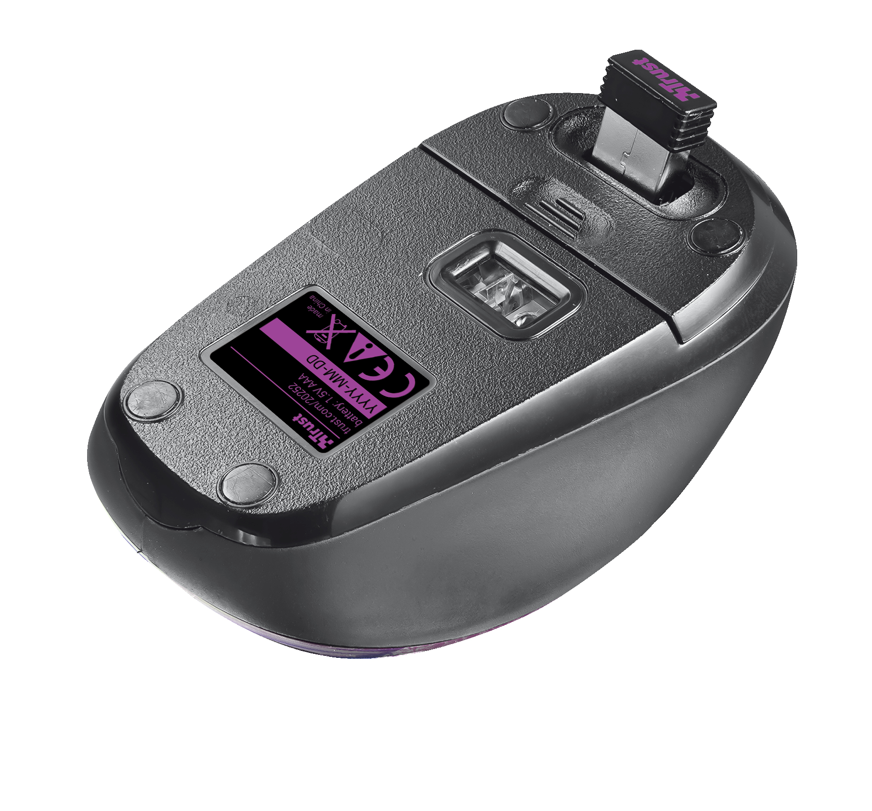 Trust 20252 mouse Travel Ambidextrous RF Wireless Optical 1600 DPI – image 4