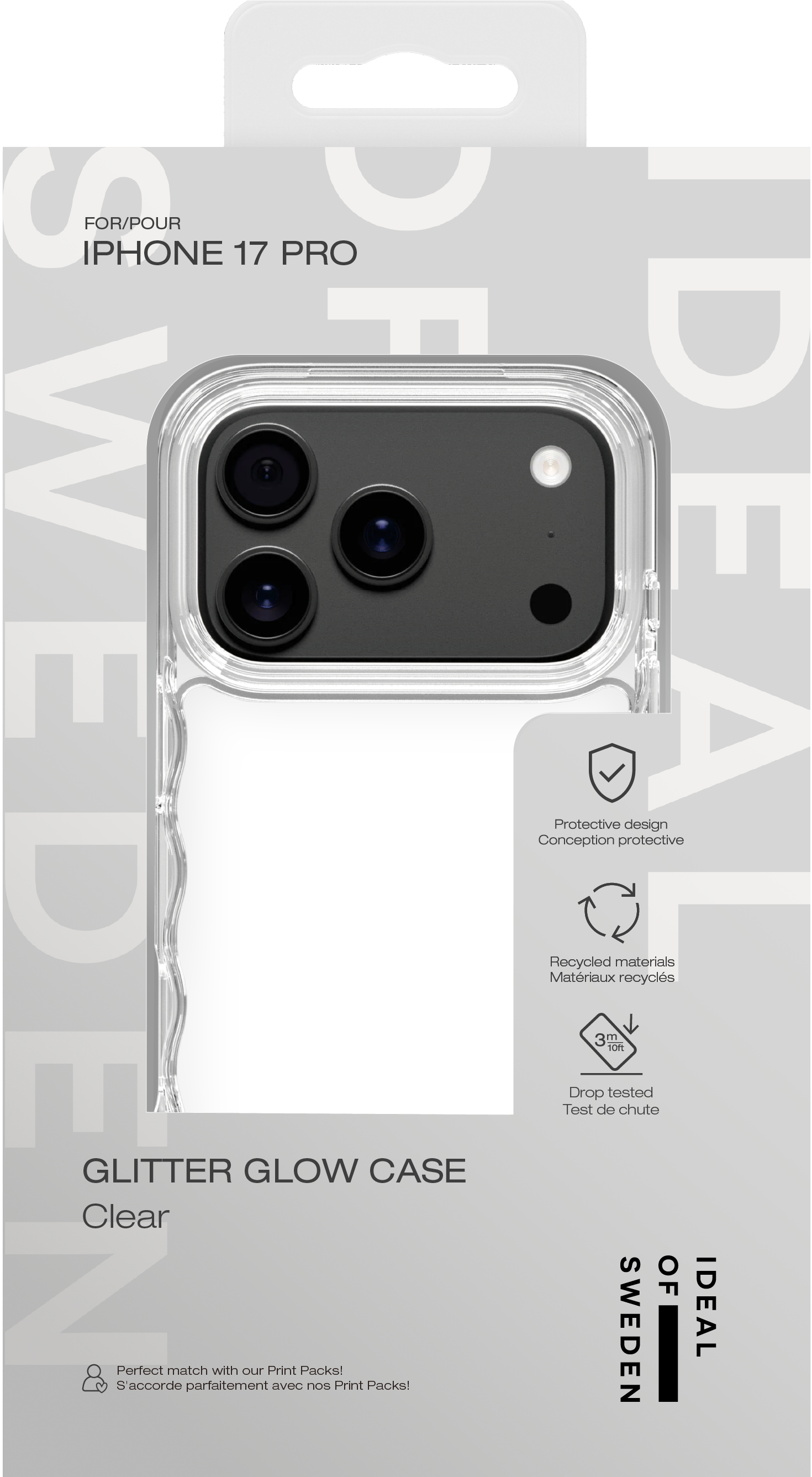 iDeal of Sweden Frame Case iPhone 17 Pro Clear – image 4