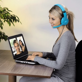 Hama Painless Headset Wired Head-band Gaming Turquoise – image 3