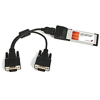 StarTech.com 2 Port 16950 ExpressCard Serial Adapter