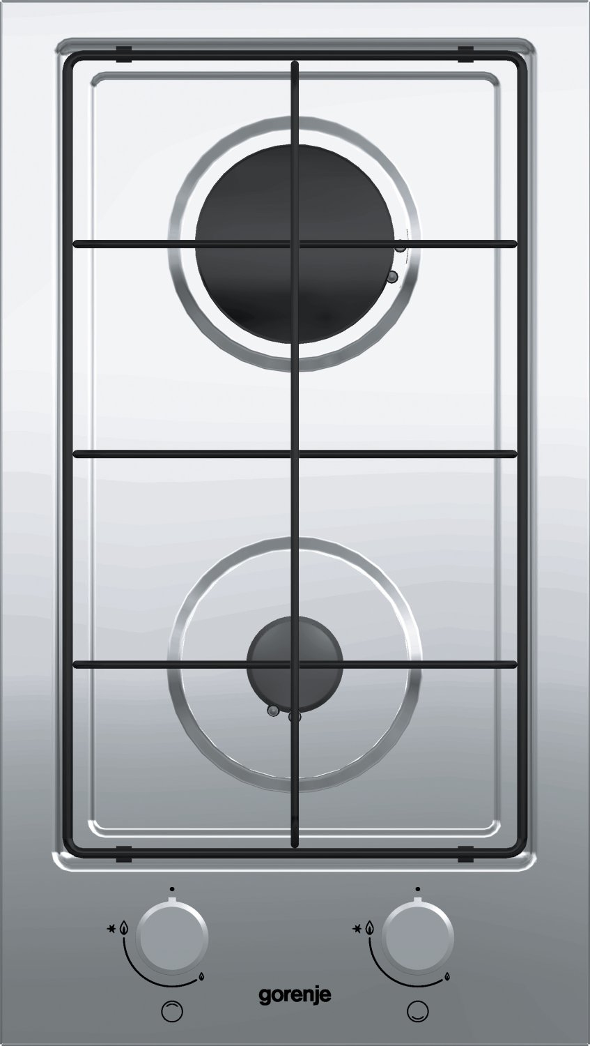 Gorenje G340UX Stainless steel Built-in Gas 2 zone(s)