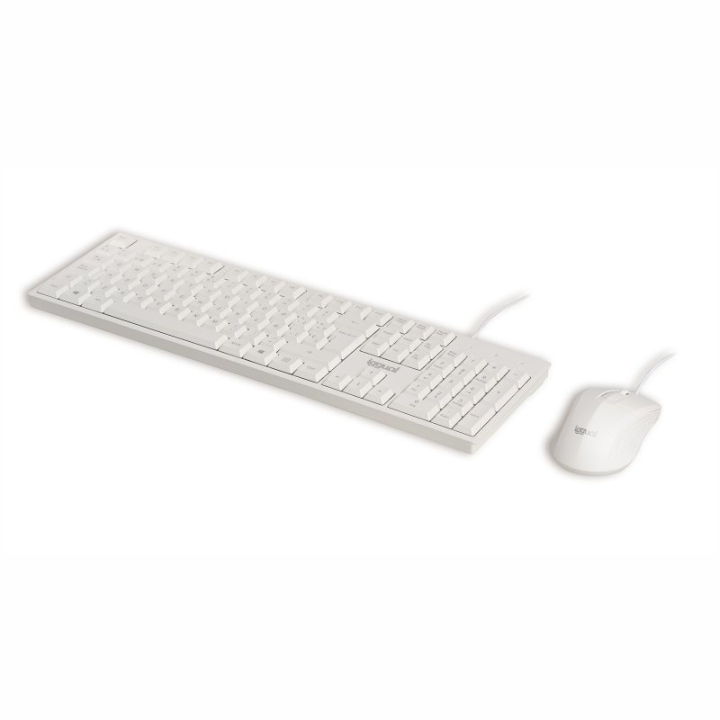iggual IGG318218 keyboard Mouse included Office USB QWERTY Spanish White – image 2