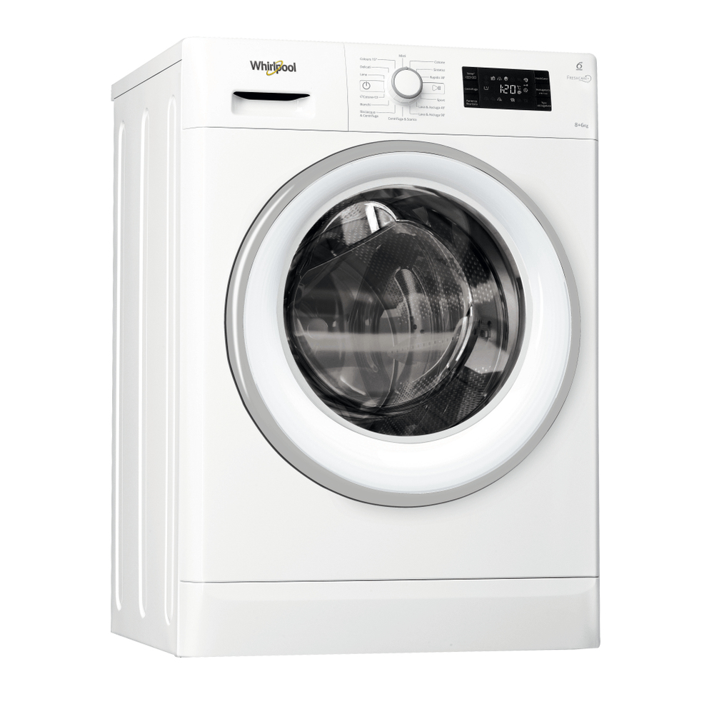 Whirlpool FWDG86148WS washer dryer Freestanding Front-load White