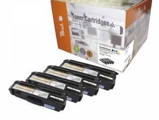 Peach PT456 toner cartridge 4 pc(s) Black, Blue, Magenta, Yellow