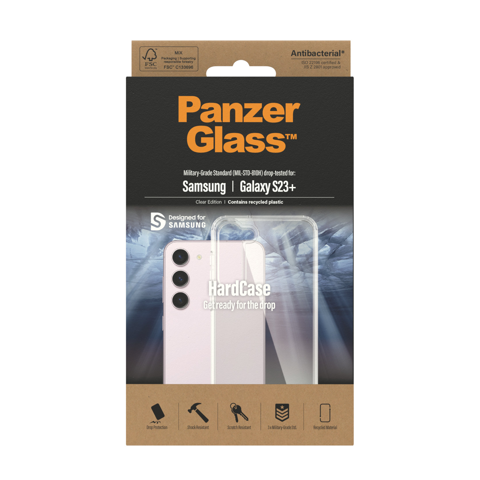 PanzerGlass® HardCase Transparent Samsung Galaxy S23+ – image 3