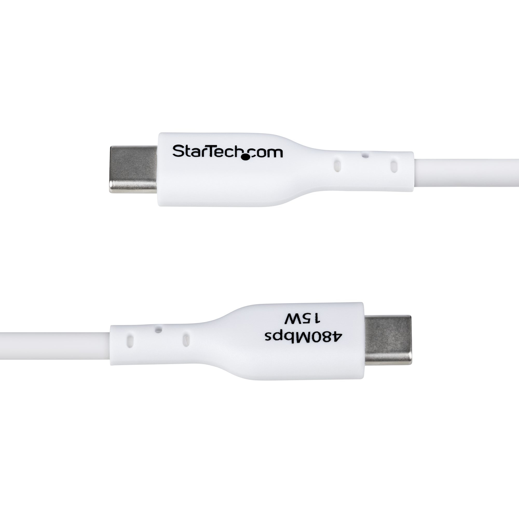 صورة StarTech.com USB2AC6FWHE USB 2.0 A إلى C كابل 6 أقدام أبيض