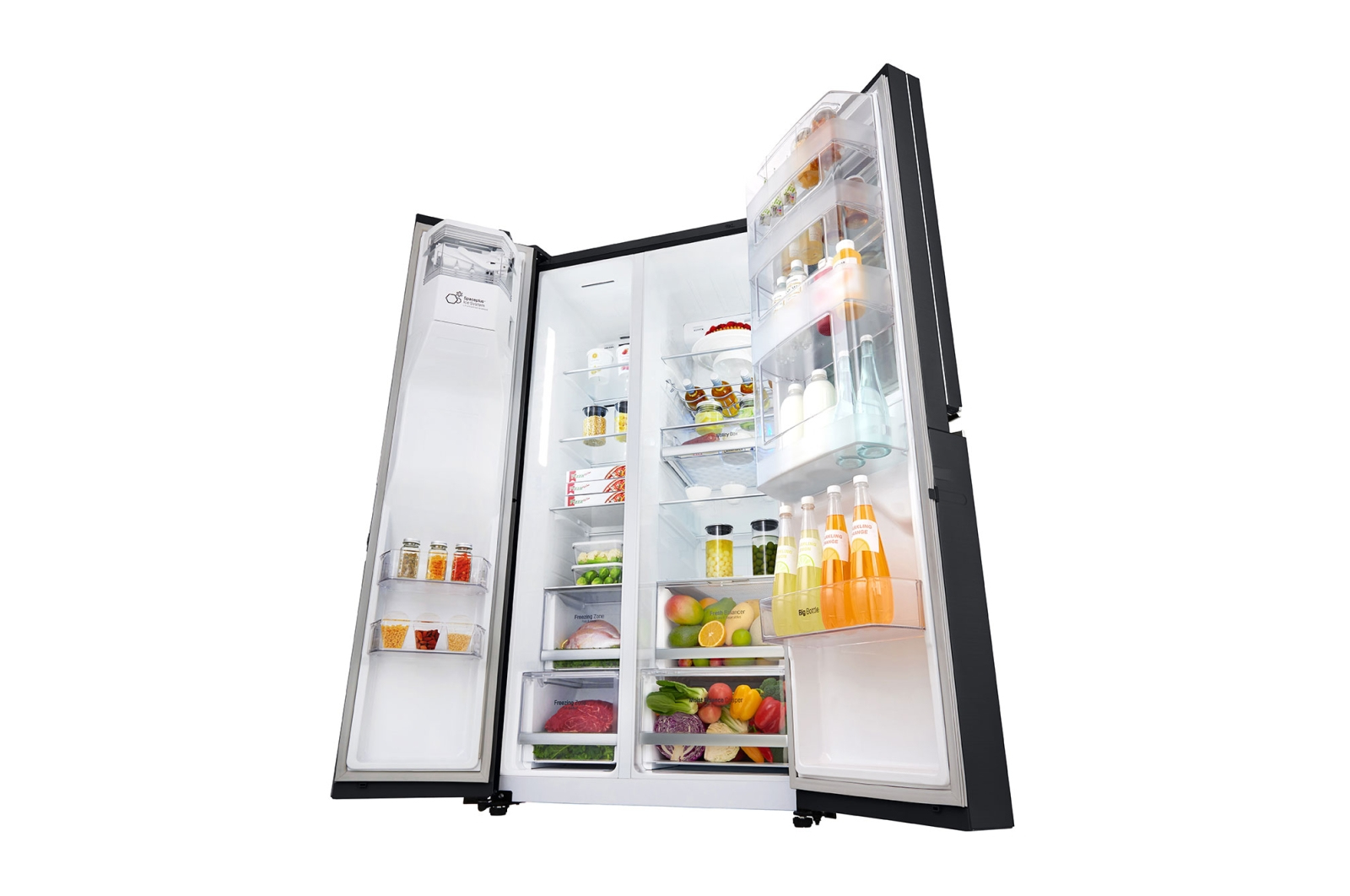 LG GSX960MTAZ side-by-side refrigerator Freestanding – image 7