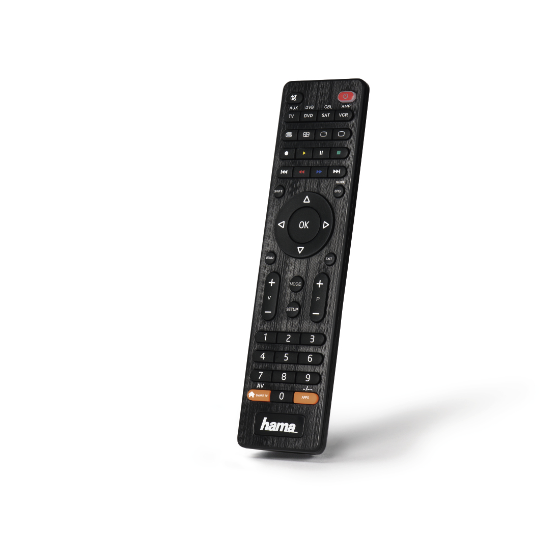 Hama 00179780 remote control IR Wireless DVD/Blu-ray, SAT, TV, VCR Press buttons
