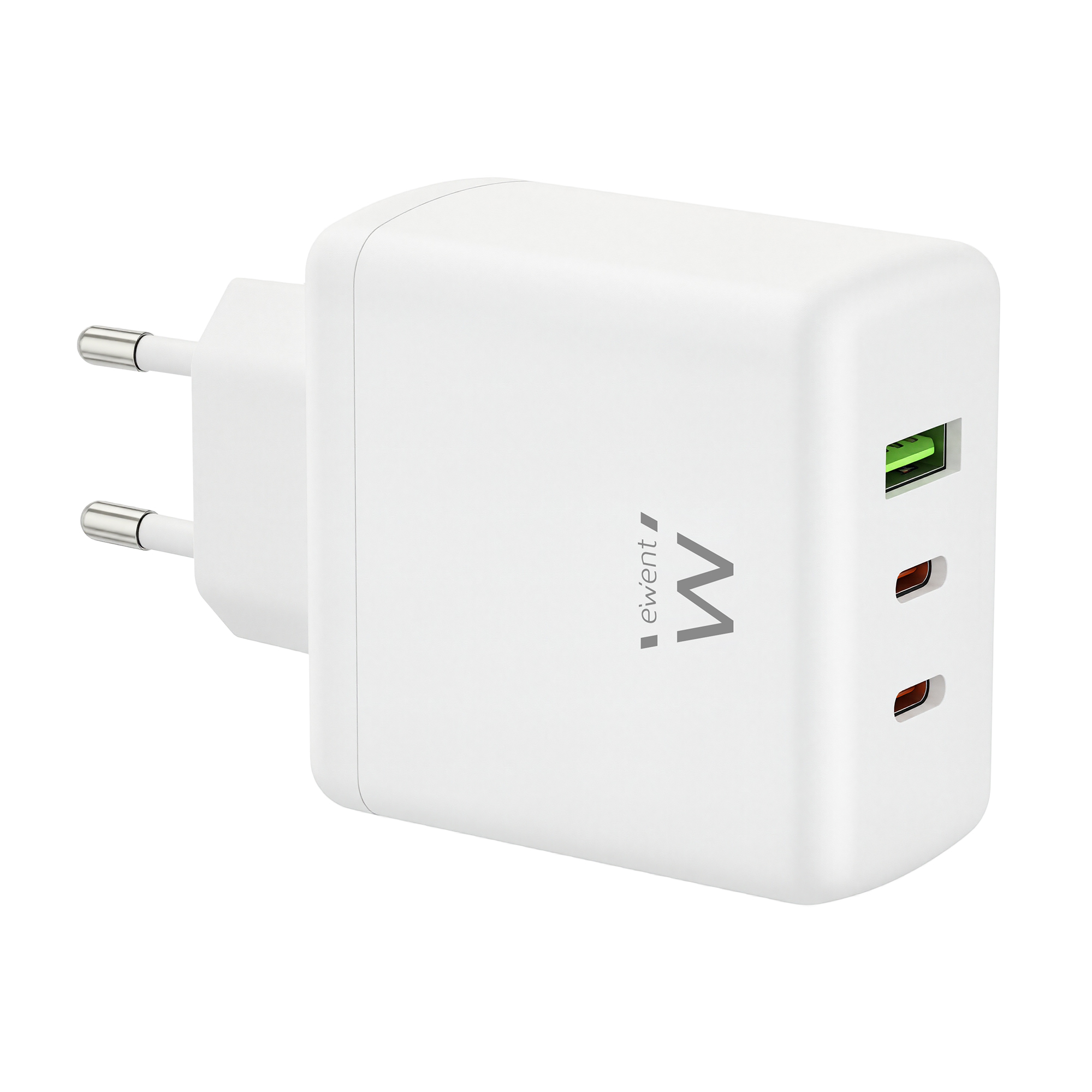 Ewent EW1333 mobile device charger Universal White AC Fast charging Indoor – image 1