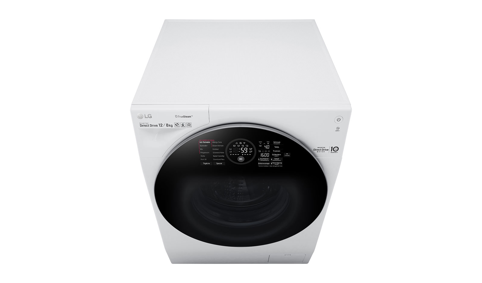 LG F16WD128GH washer dryer Freestanding Front-load White – image 8