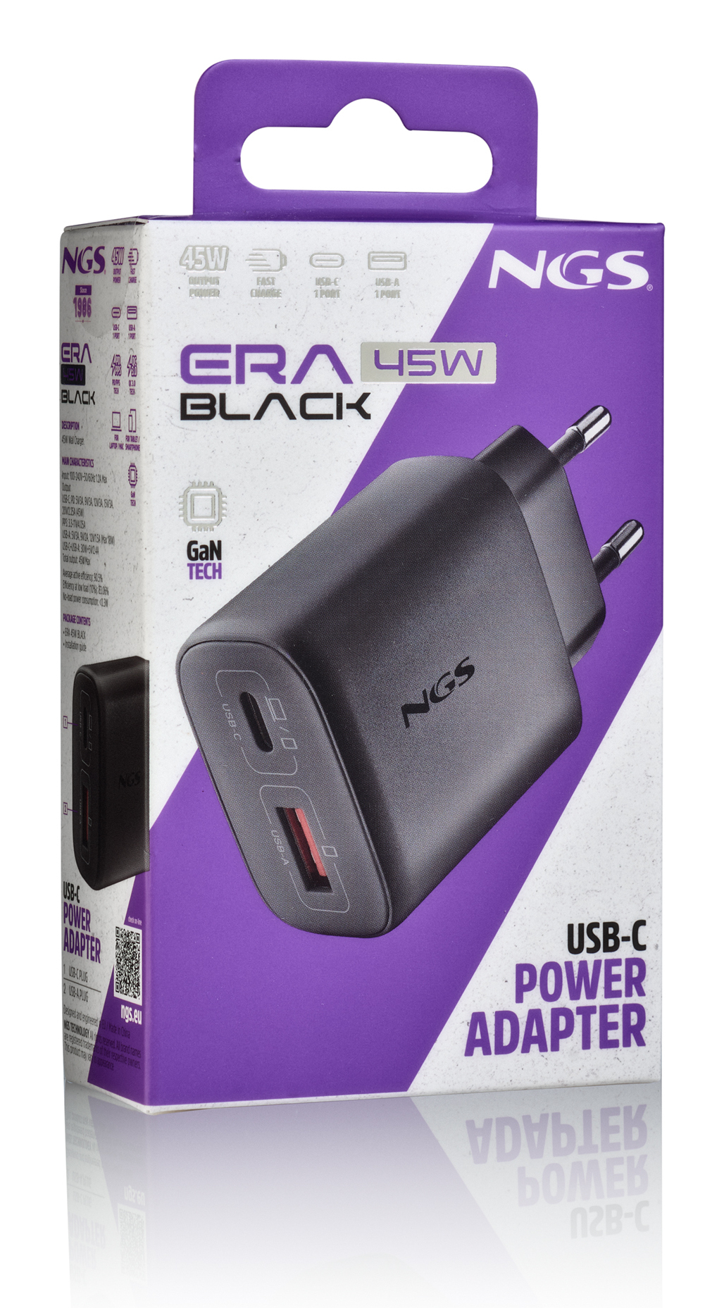 NGS ERA 45W BLACK – image 2