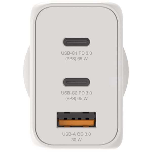Verbatim 65W 3-Port GaN Wall Charger – image 3