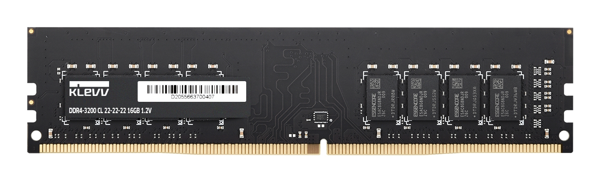Klevv KD4AGUA80-32N220D memory module 32 GB 2 x 16 GB DDR4 3200 MT/s 288-pin DIMM