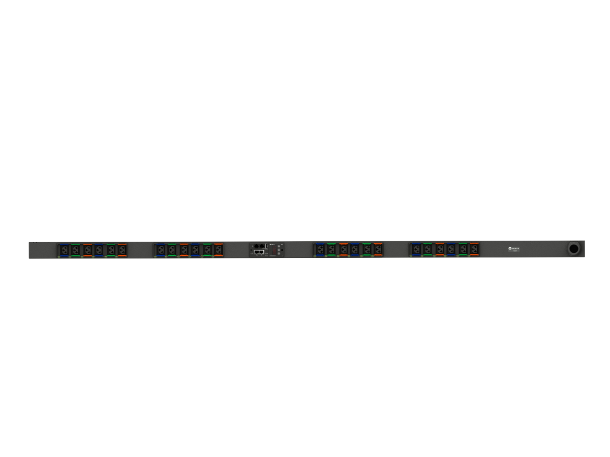 Vertiv Geist MGS3EGB0-24CF13-2PS56B2A10-S-A power distribution unit (PDU) 24 AC outlet(s) 0U Black