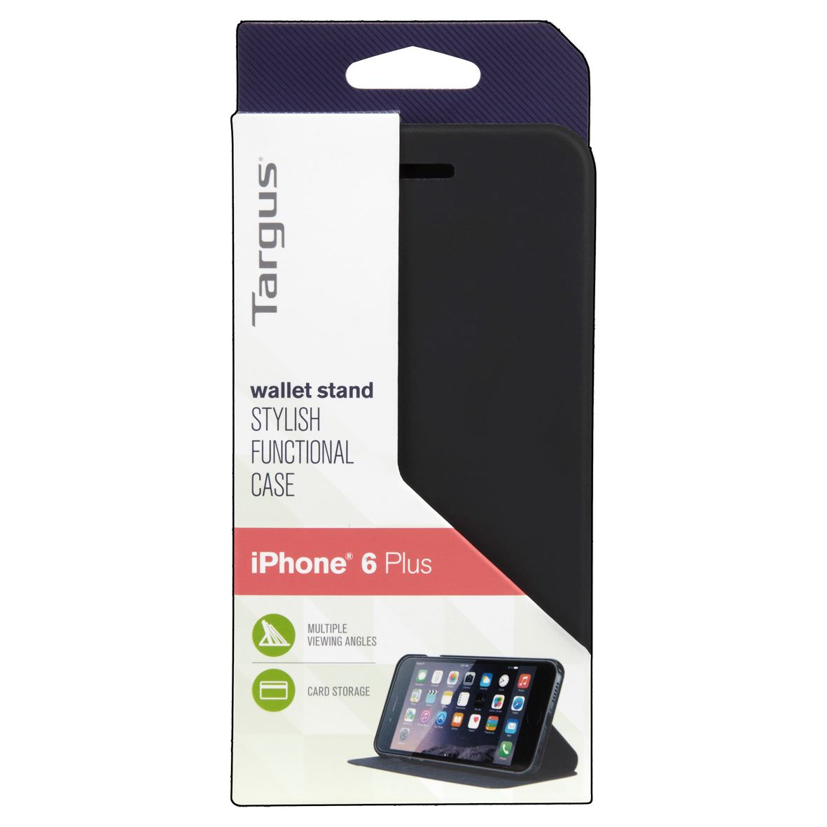 Targus Wallet Stand Case iPhone 6+ Black – image 6