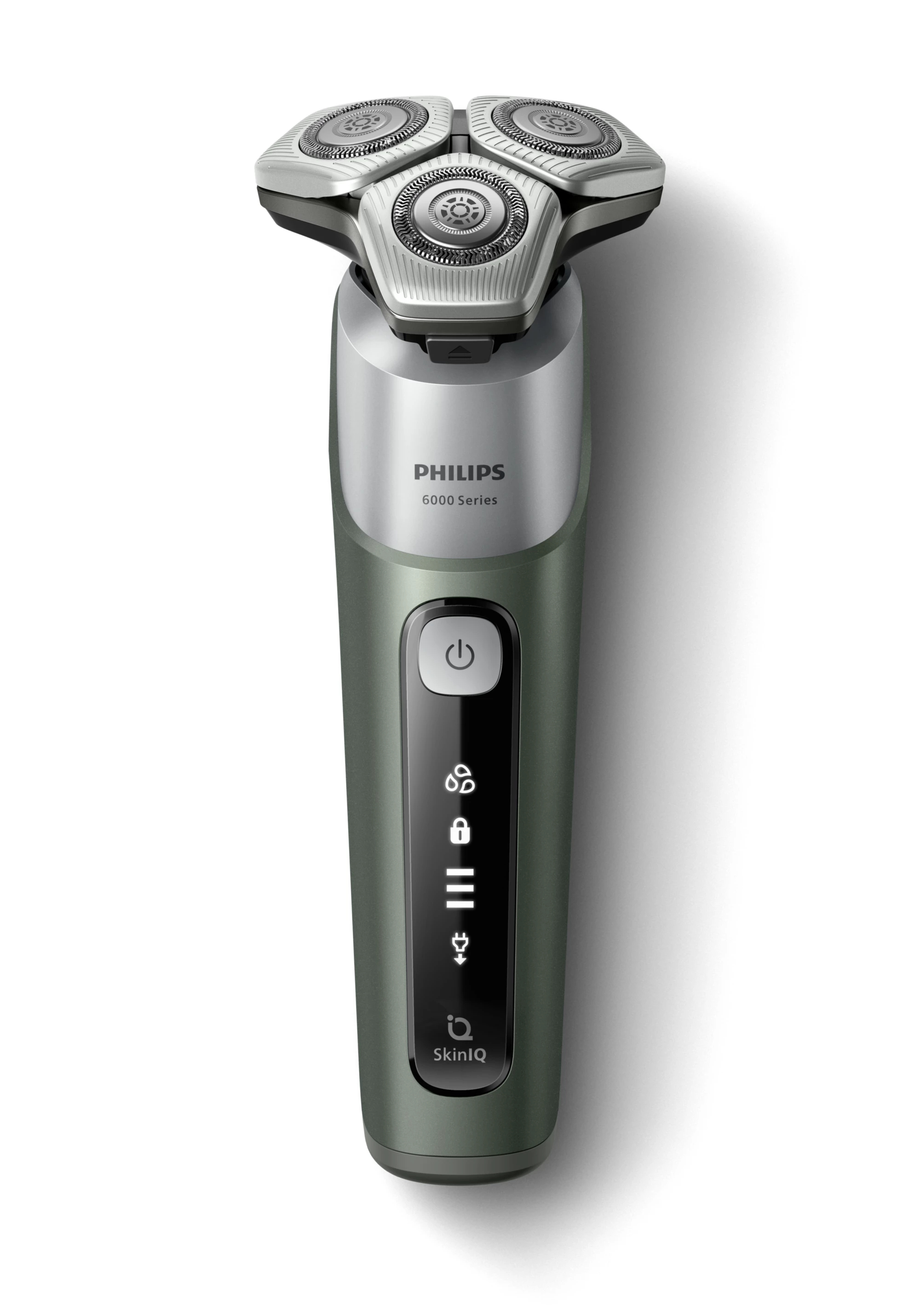 Philips 6000 series S6831/06 men's shaver Rotation shaver Trimmer Chrome, Green – image 2